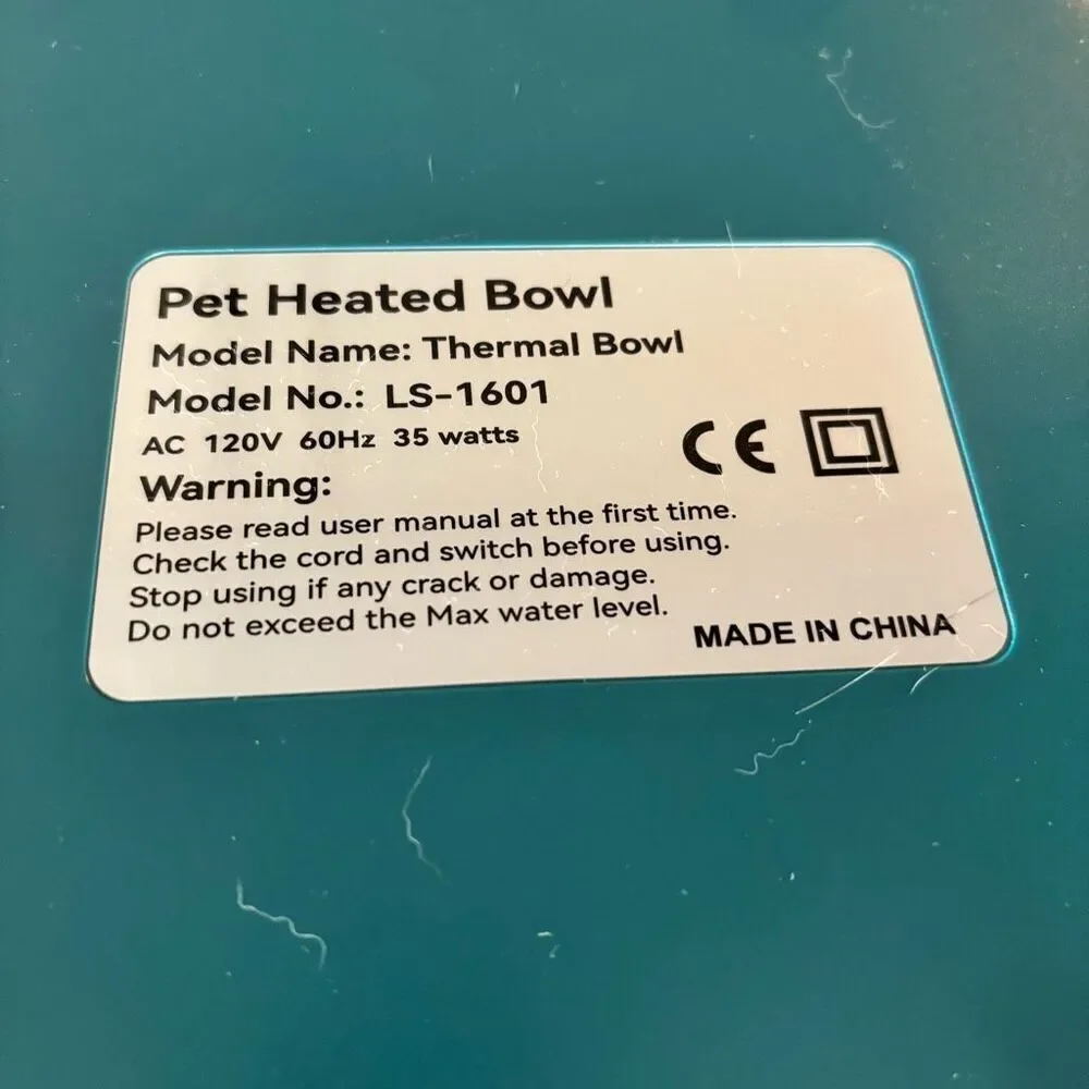 Namsan Heated Pet Bowl